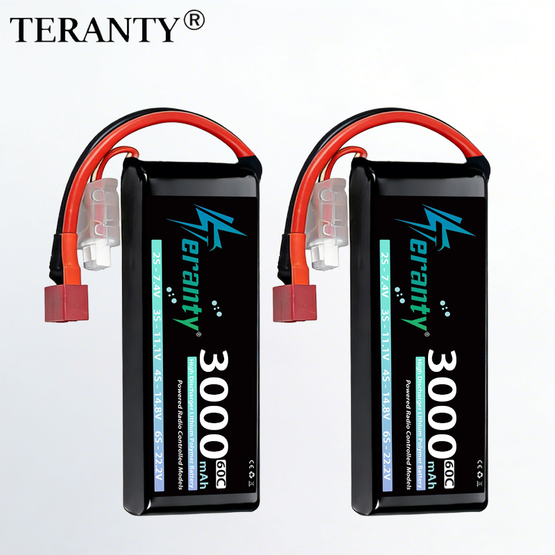 Drone Battery 3S - Batería Lipo TERANTY 2S 3000mAh 7.4V