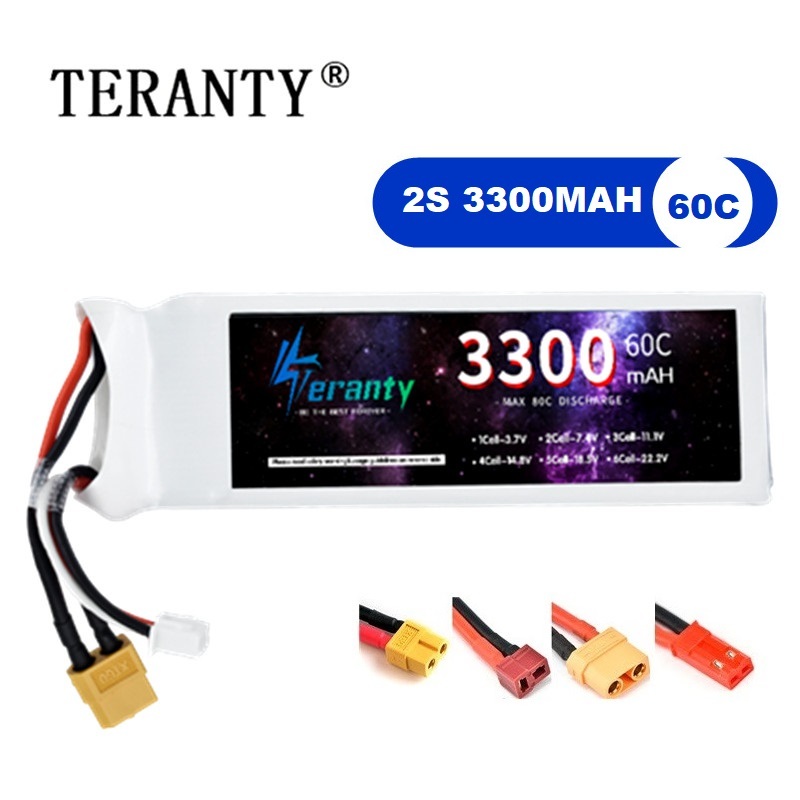 Batería LiPo 2S 7,4 V 3300mAh  - Drone Battery 3S reseña y precio