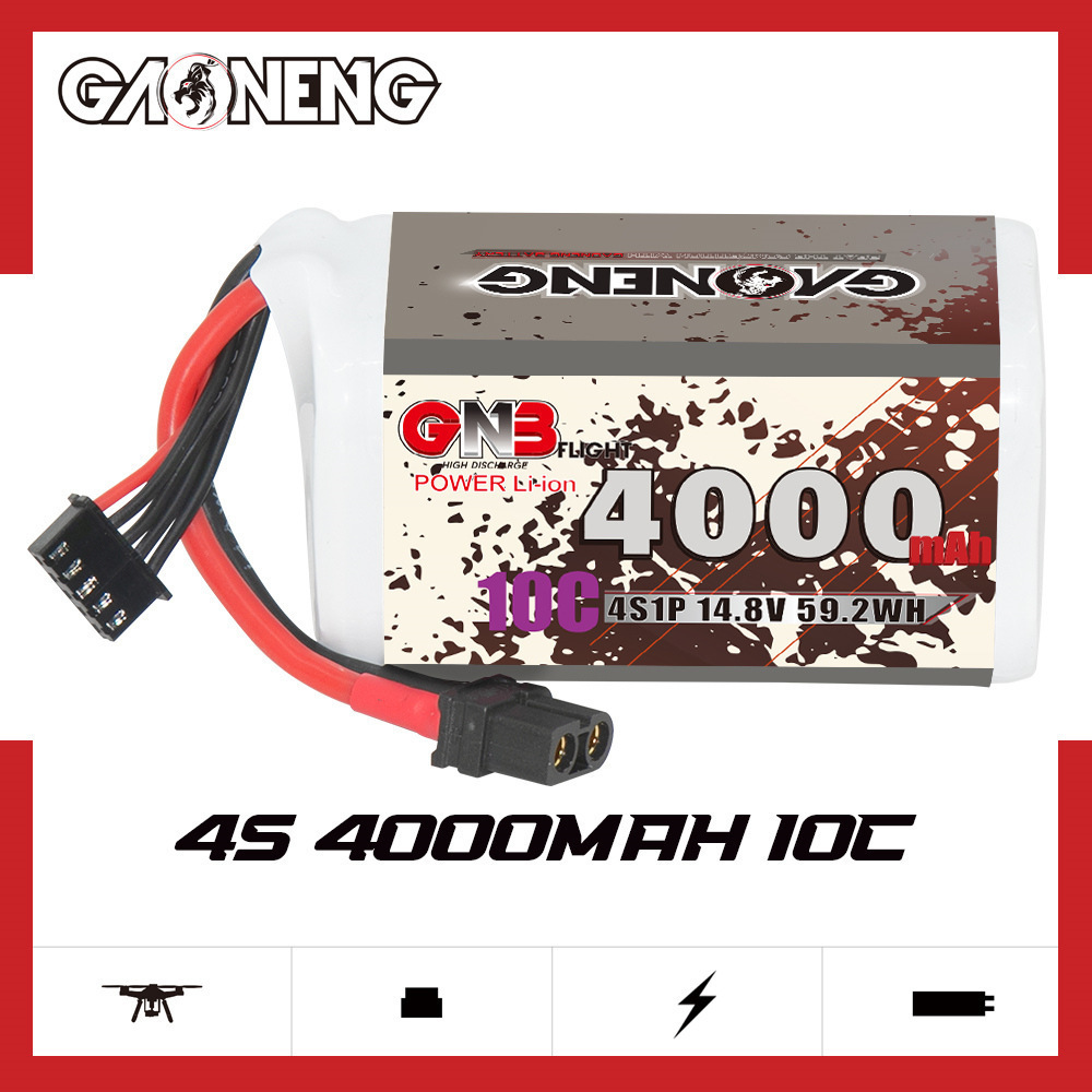 GNB 4000mAh 4S 14,8 V 10C 20C  - Drone Battery Lipo reseña y precio